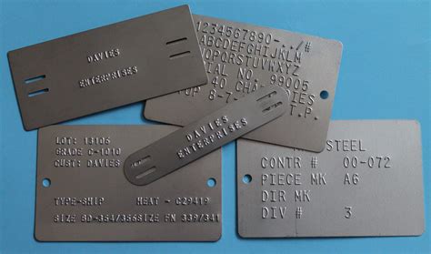 metal fabrication tags|metal plate tags.